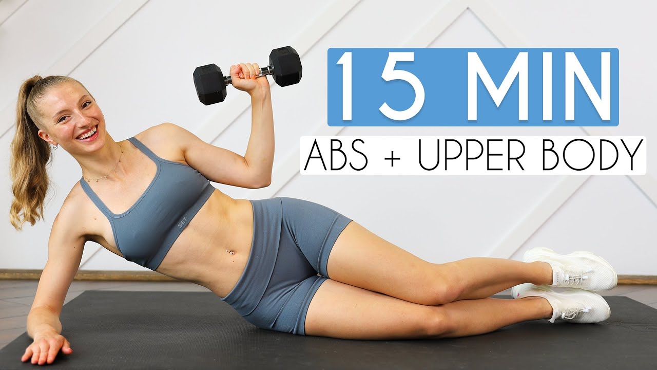 15 min TONED ARMS & ABS (Upper Body + Core Burn)
