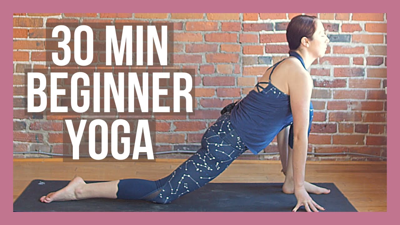 30 min Beginner Yoga - Full Body Yoga Stretch No Props Needed