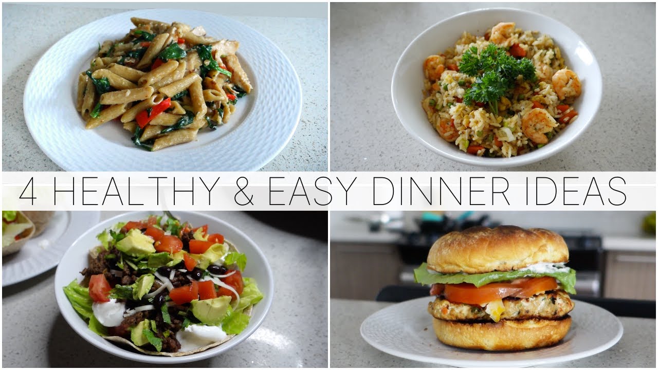 HEALTHY, SIMPLE & HIGH PROTEIN DINNER IDEAS | Easiest Meal Prep!