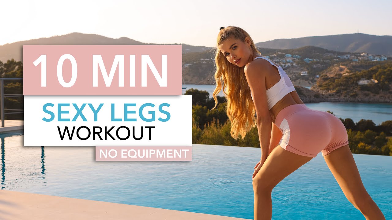10 MIN SEXY LEGS - a hardcore workout for booty, calves, inner + outer thighs I Pamela Reif