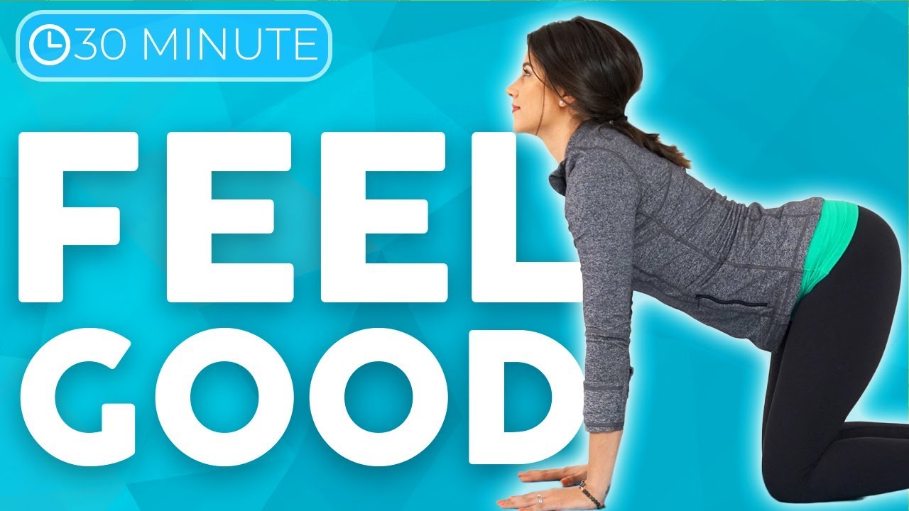 30 minute Full Body Yoga Flow & Stretch ðŸ’™ FEEL GOOD with Intention | Sarah Beth Yoga