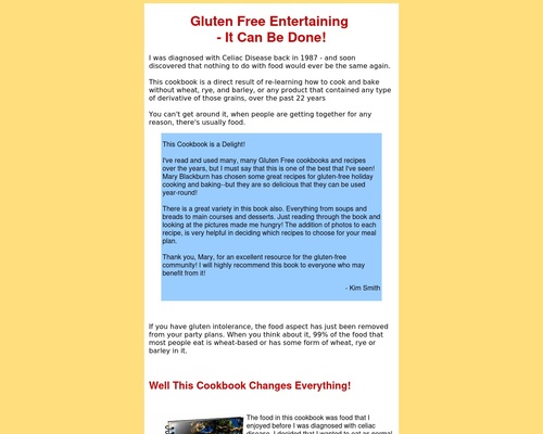 Gluten-free Get-togethers Cookbook