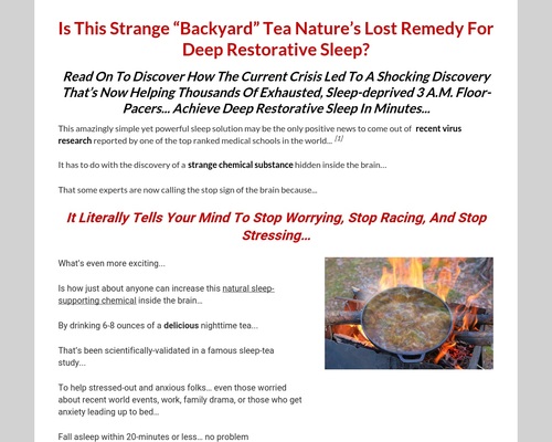Shocking Backyard Tea Discovery