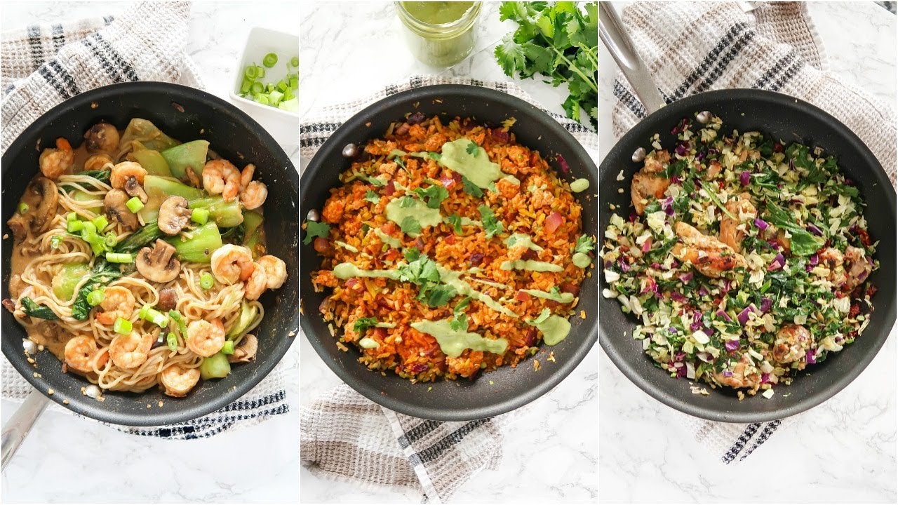 3 MUST TRY Healthy One Pan Meals | easy paleo recipes