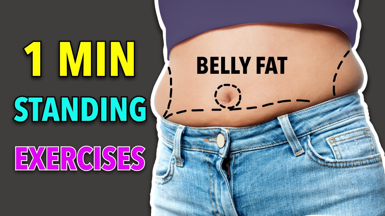 1-MINUTE STANDING ABS EXERCISES - Burn Belly Fat