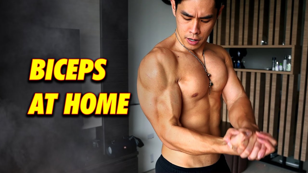 6 Biceps Workout At Home (Gym & No Gym)