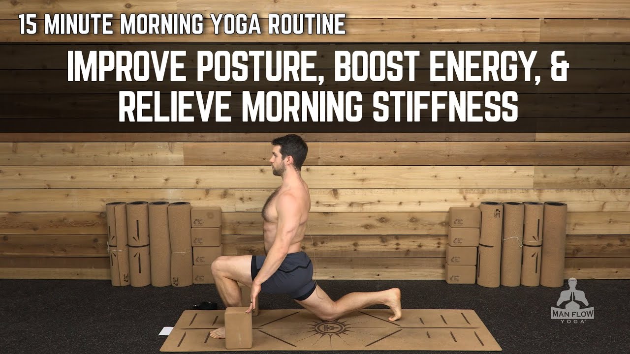 15 Minute Morning Yoga Routine | Improve Posture, Boost Energy, & Relieve Morning Stiffness