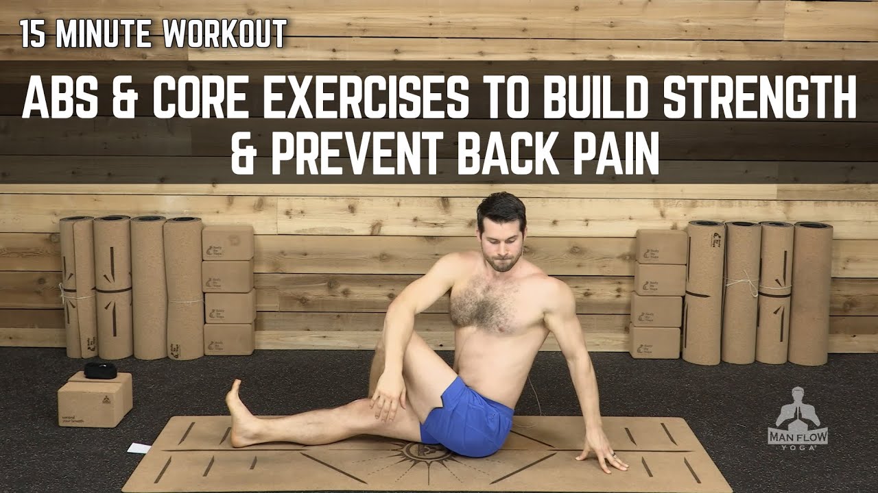 15 Minute Workout | Abs & Core Exercises to Build Strength & Prevent Back Pain