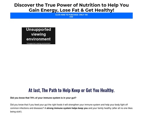 Power of Nutrition Clickbank