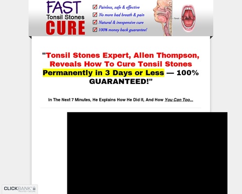 Fast Tonsil Stones Cure - High Conversions
