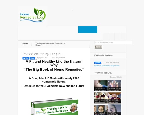 The Big Book of Home Remedies – Ebook | 🌿 Home Remedies Log