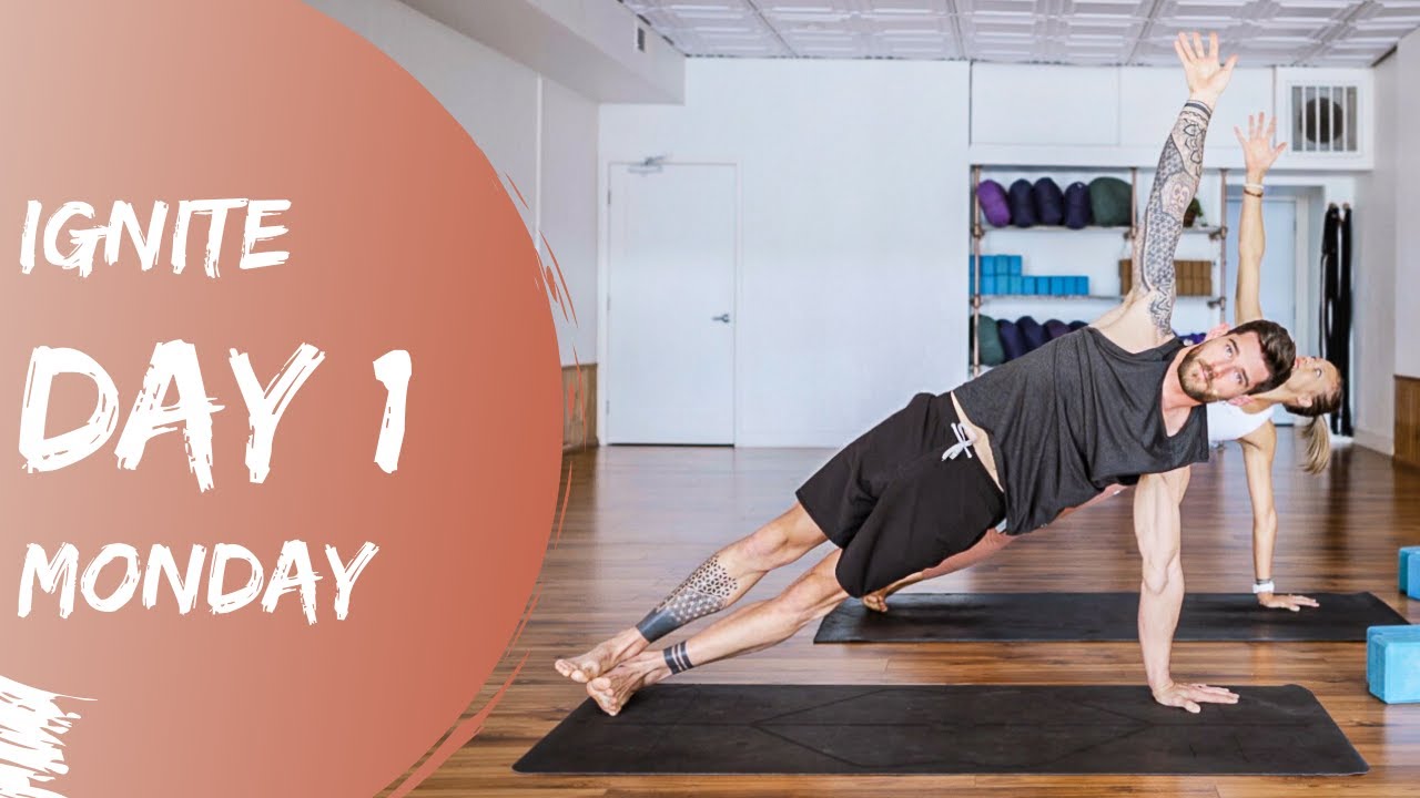 Well Rounded 45 Minute Vinyasa Yoga | Day 1 IGNITE 28 Day Yoga Program