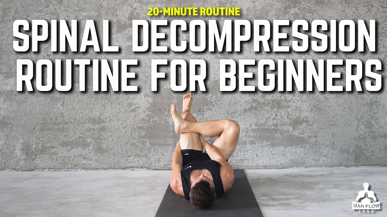 20-Minute Spinal Decompression Routine for Beginners | #yogaformen