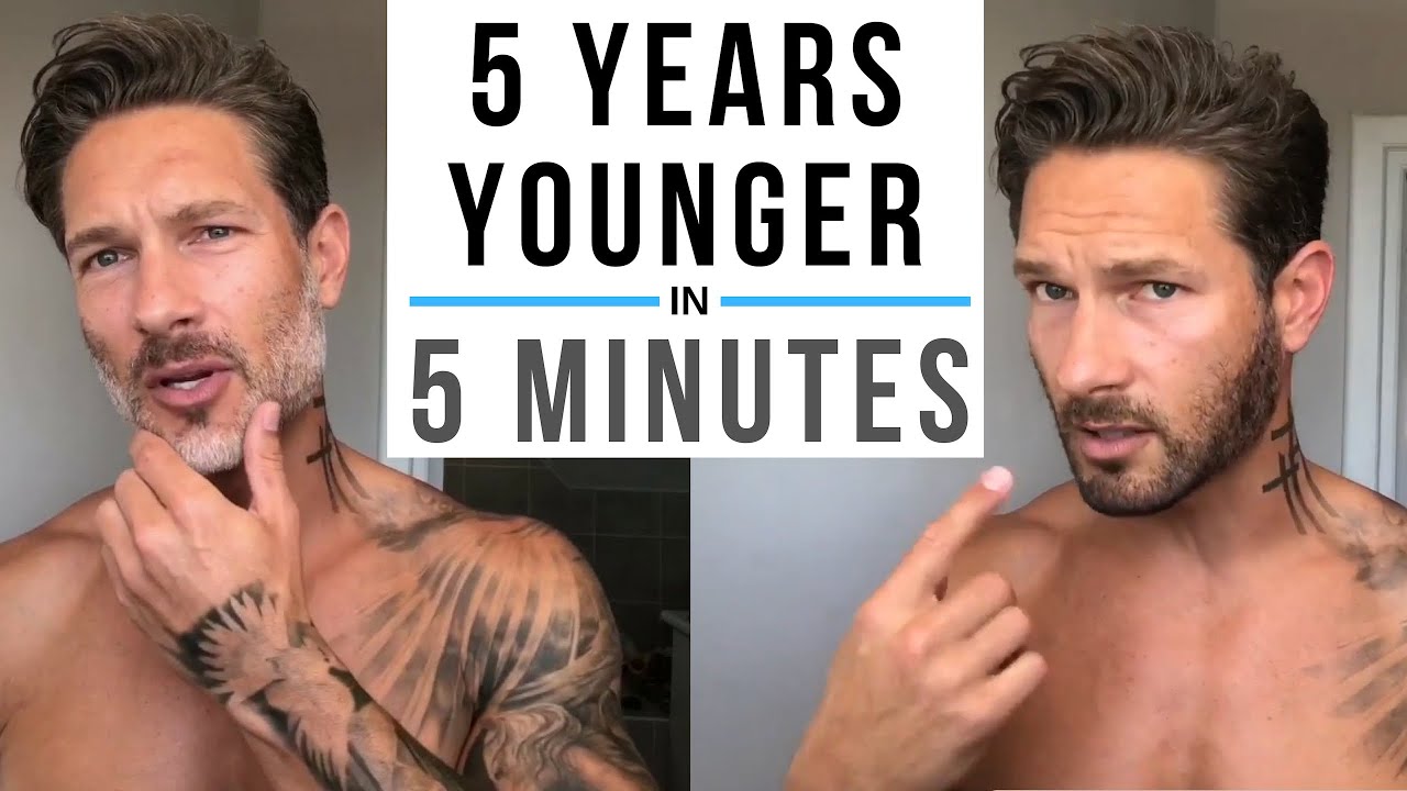 5 Years Younger in 5 Minutes / Fountain Of Youth For Men / Modeling Industry Tip / Gray Beard Tip