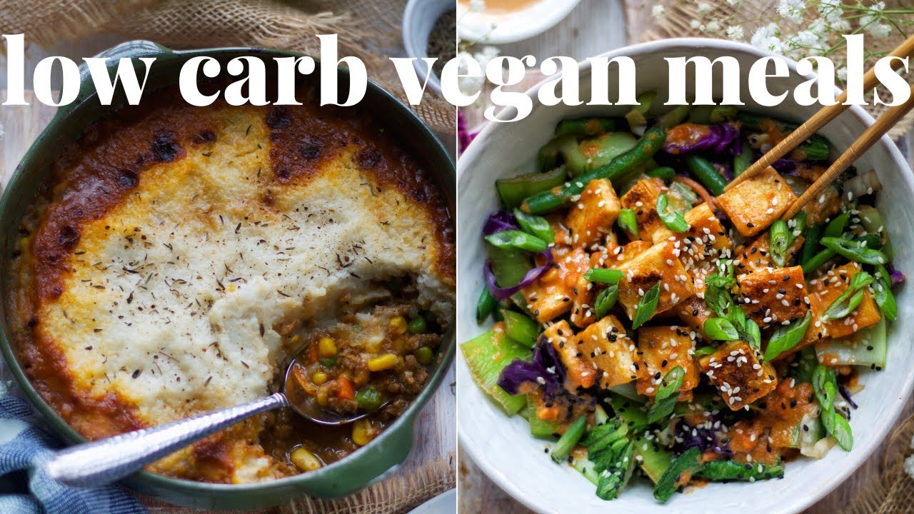LOW CARB VEGAN RECIPES [EASY AND HEALTHY VEGAN MEALS] | PLANTIFULLY BASED