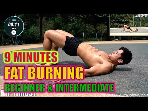 [Level 2.5] 9 Minute Fat Burning - Beginner & Intermediate Level