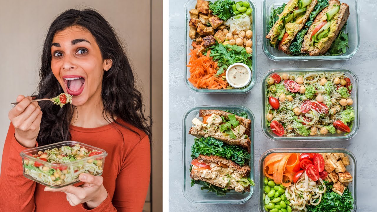 HEALTHY VEGAN LUNCHES FROM MONDAY TO FRIDAY (+ PDF guide)