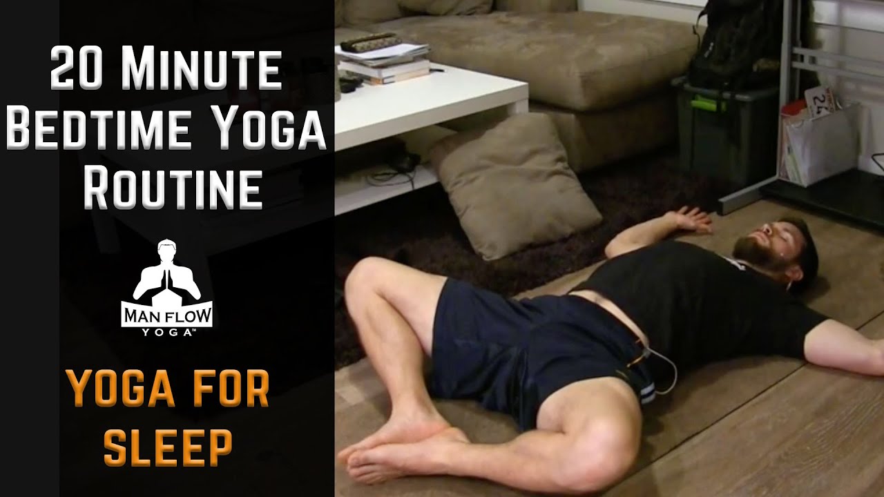 20 Minute Bedtime Yoga Routine | Yoga for Sleep | #yogaformen