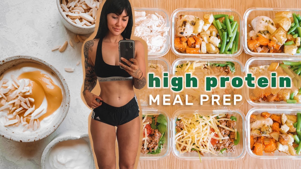 MEAL PREP - Simple & Fast HIGH PROTEIN meals for fat loss