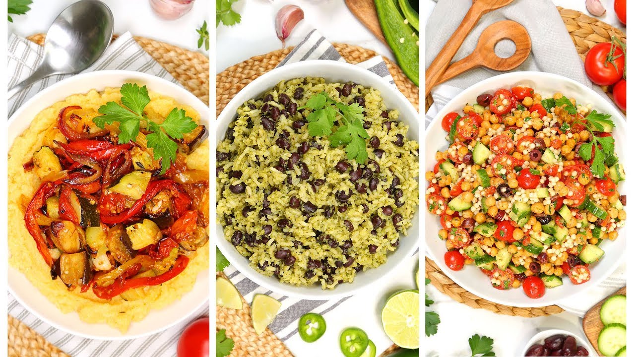 3 Easy Vegan Recipes | Healthy Meal Plans 2020