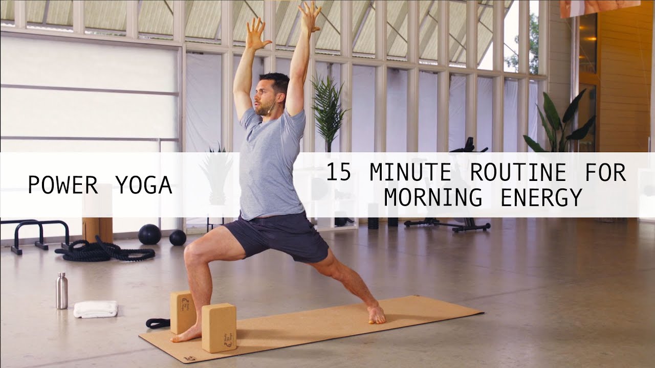 Power Yoga  | 15 Minute Routine for Morning Energy | Yoga Charge DVD Free Preview | Part 1