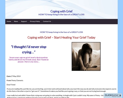 Coping with Grief – HOW TO keep living in the face of a GREAT LOSS
