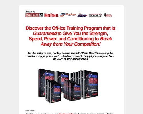 Ultimate Hockey Transformation | Year-round off-ice training programs to help you transform your game, development, and career!