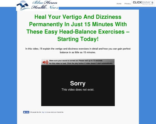 Vertigo And Dizziness Program - Blue Heron Health News
