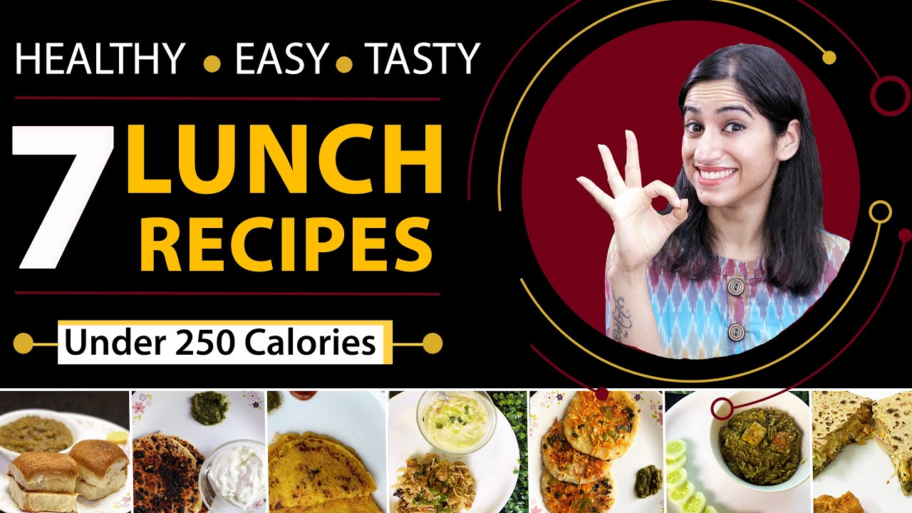7 Lunch Recipes for Weight Loss (Vegetarian) | By GunjanShouts