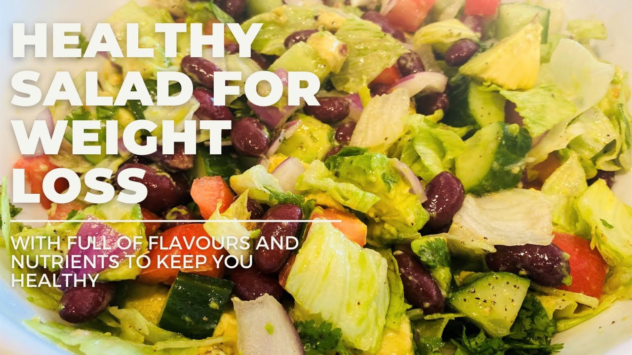 Healthy Salad Recipe For Weight Loss - High protein Salad - Easy and Quick Salad Recipe #Shorts