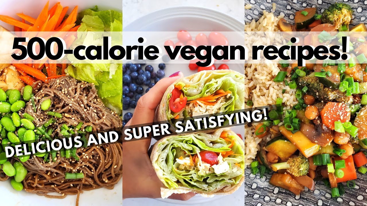 500 CALORIE VEGAN RECIPES (Healthy Low Calorie Vegan Meal Ideas)