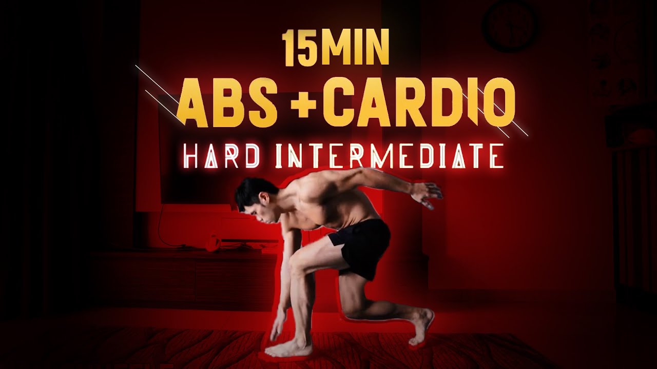 15 Minute Intensive Abs & Cardio (Follow along)