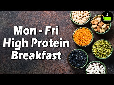 Mon - Fri High Protein Breakfast Recipes | Healthy Breakfast Recipes| Quick & Easy Breakfast