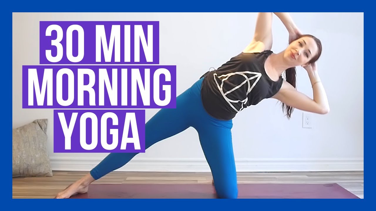 30 min Morning Yoga Stretch to WAKE UP - Sunrise Yoga At Home