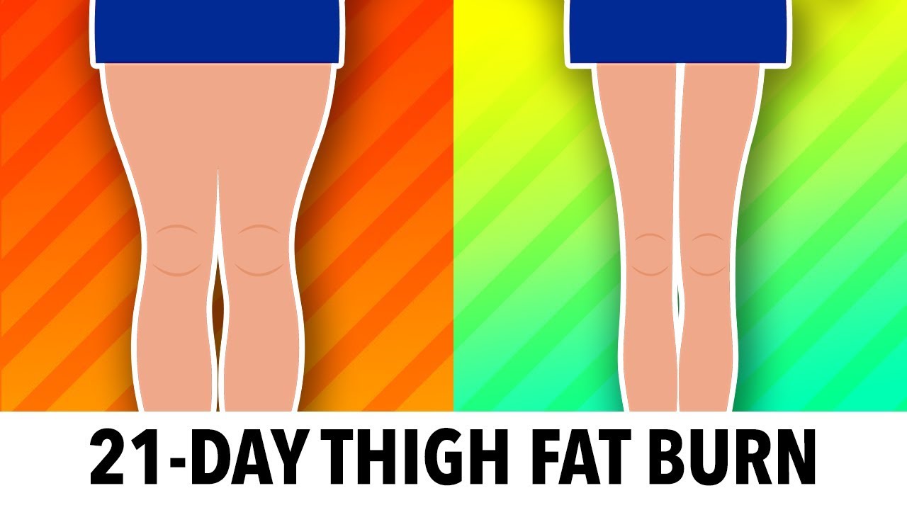 21-Day Thigh Fat Burn Challenge - Get Slimmer Legs