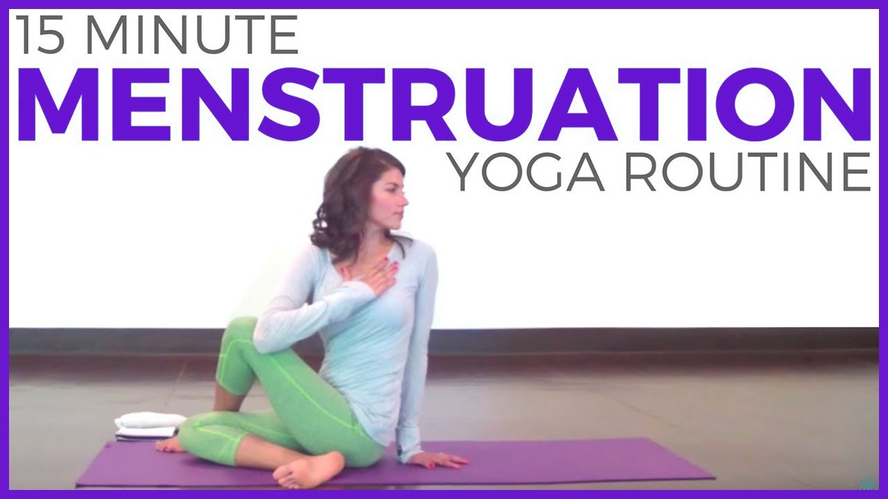 15 Minute Yoga for During Your Period | Yoga for Women