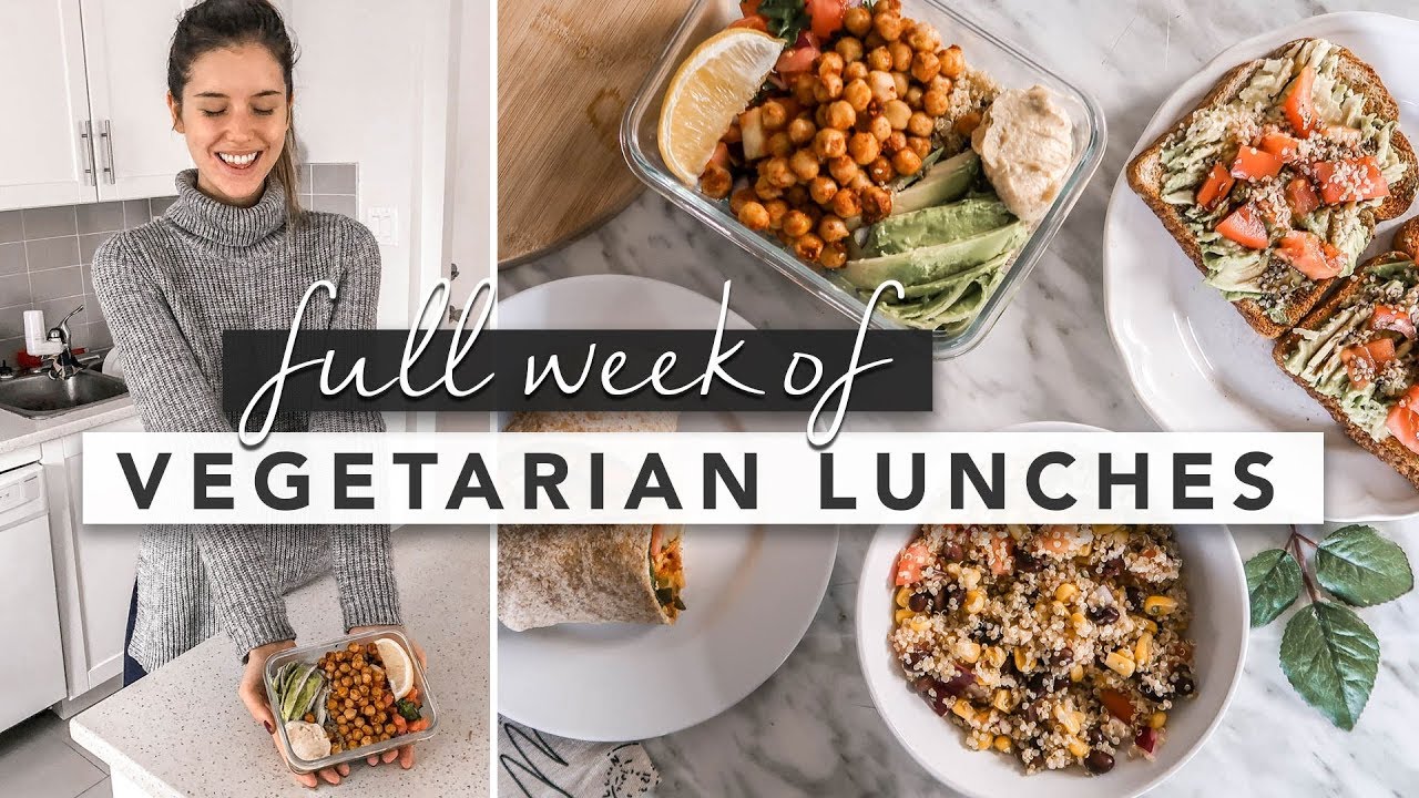 Healthy Vegan/Vegetarian Lunch Ideas From Monday to Friday | by Erin Elizabeth