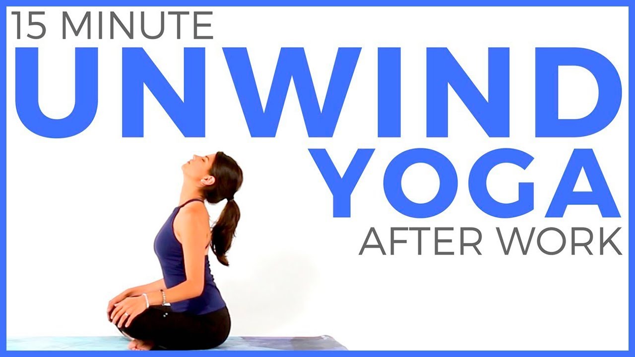 15 minute Relaxing Yoga Stretches to UNWIND After Work | Sarah Beth Yoga