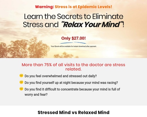 Relax Your Mind Meditation — Eliminate Stress Now - Natural Stress Relief Solutions