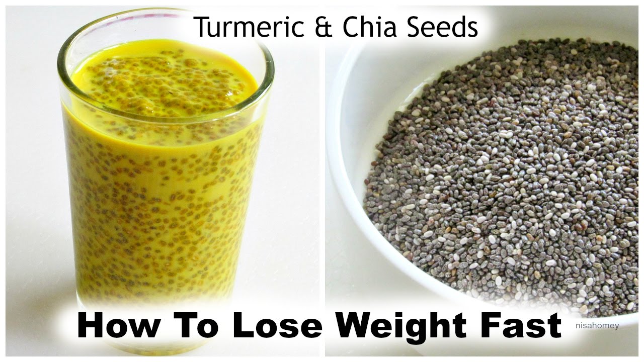 How To Lose Weight Fast With Turmeric & Chia Seeds - 5 kg - Golden Milk Chia Pudding - Turmeric Milk