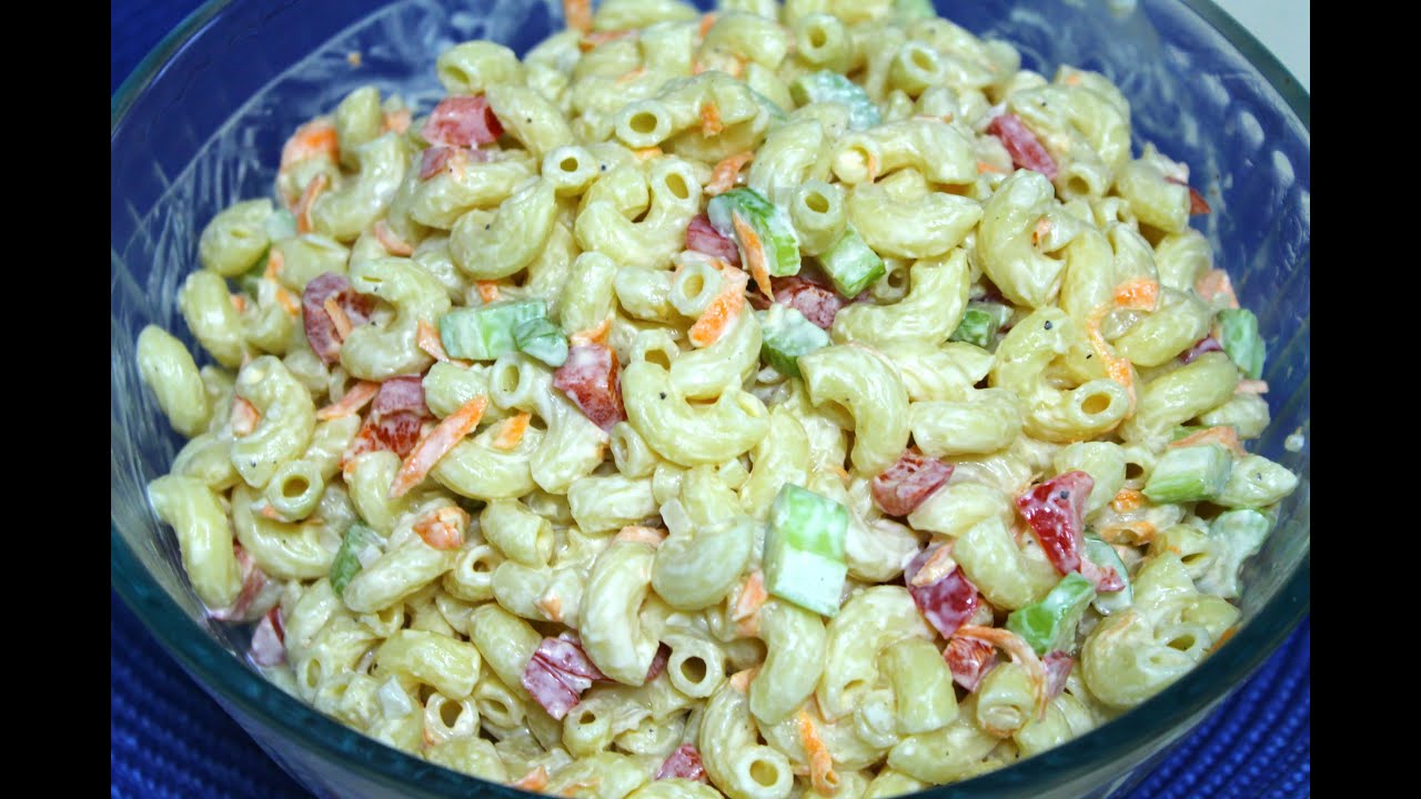 Macaroni Salad Recipe - Easy Macaroni Salad Recipe - Homemade Macaroni Salad