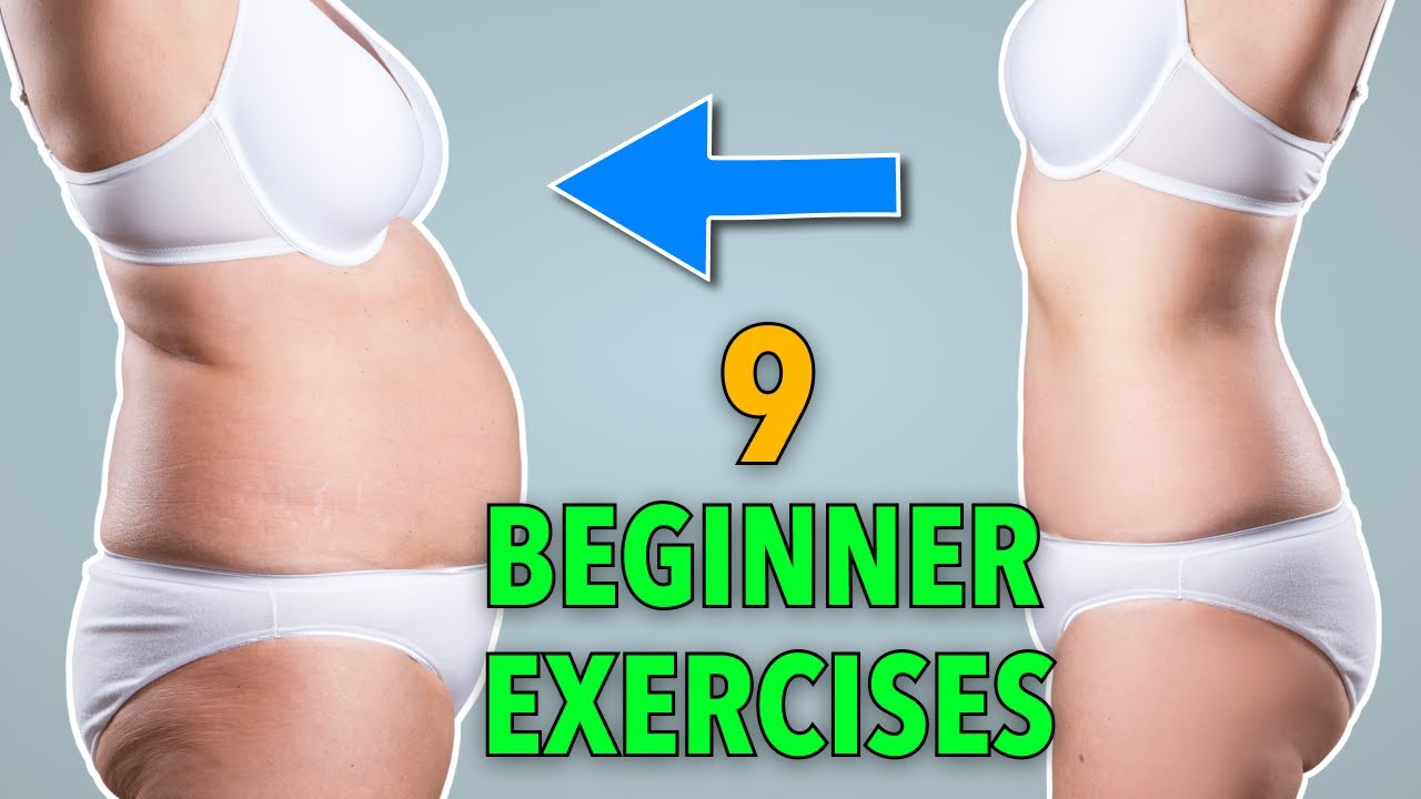 9 BEST EXERCISES FOR OVERWEIGHT BEGINNERS - Easy Fat Burning Workout