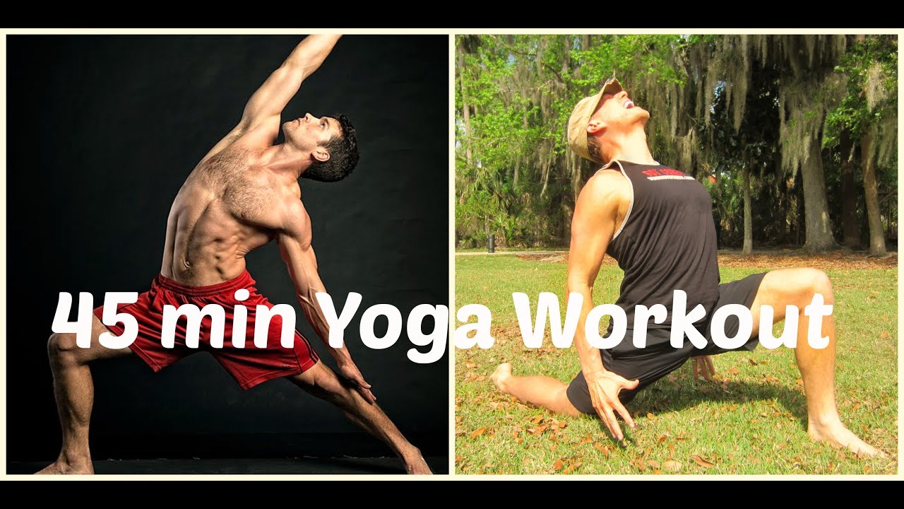 45 Minute Yoga for Men Workout | Man Flow Yoga & Sean Vigue