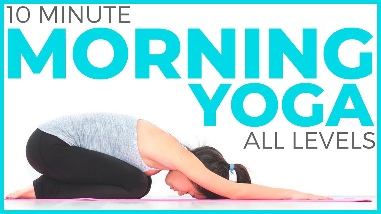 10 minute Simple Morning Full Body Flow Yoga for Beginners | Sarah Beth Yoga