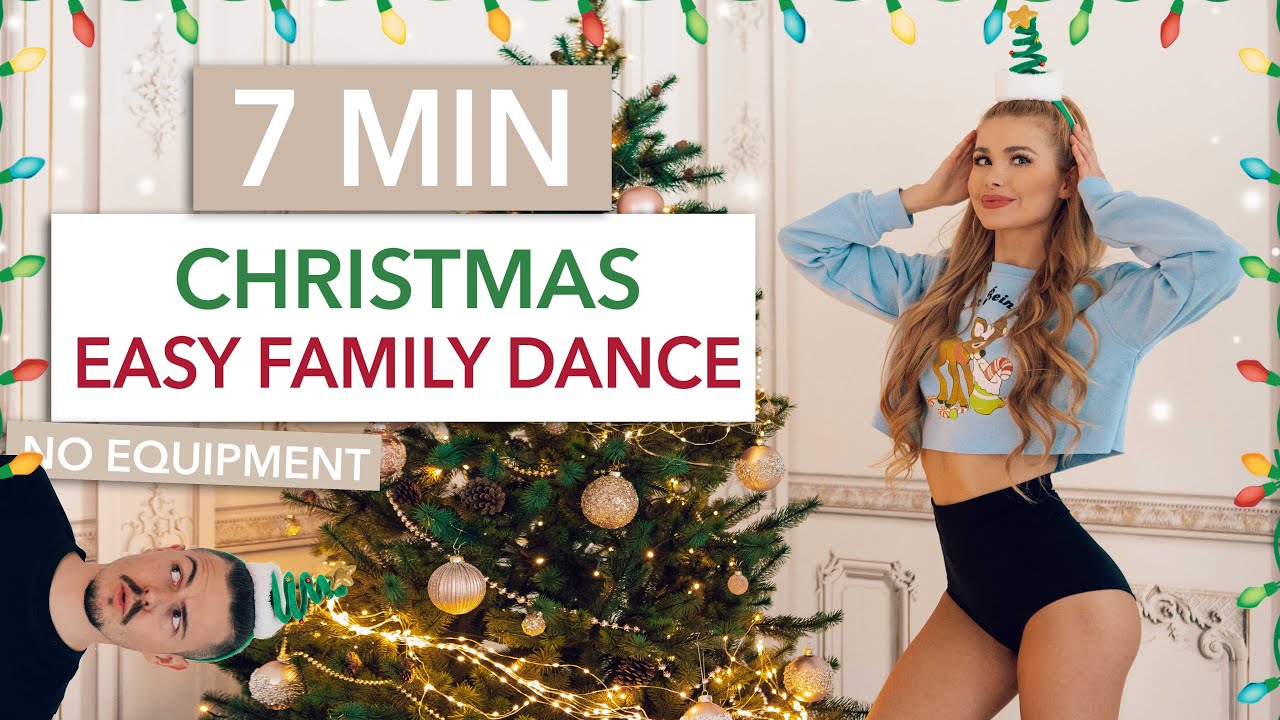 7 MIN CHRISTMAS DANCE WORKOUT - Easy Family Edition with my brother I Pamela & Dennis Reif