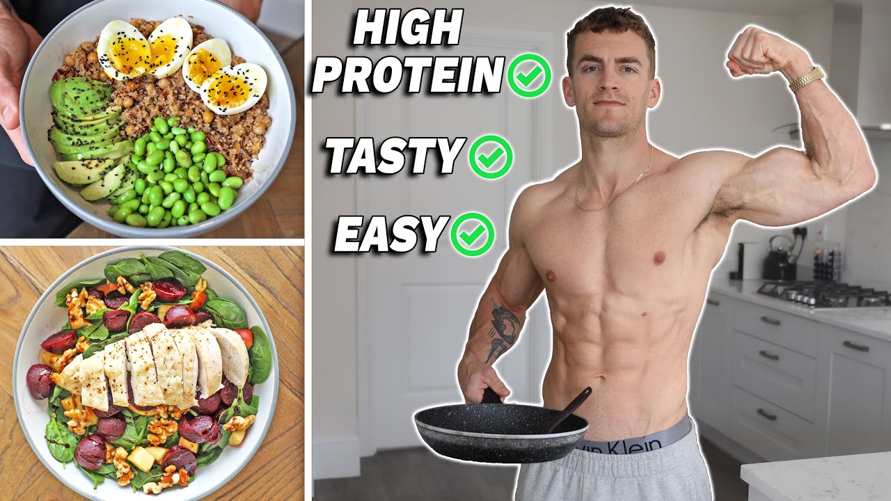 4 Simple High Protein Lunch Ideas **for building muscle**