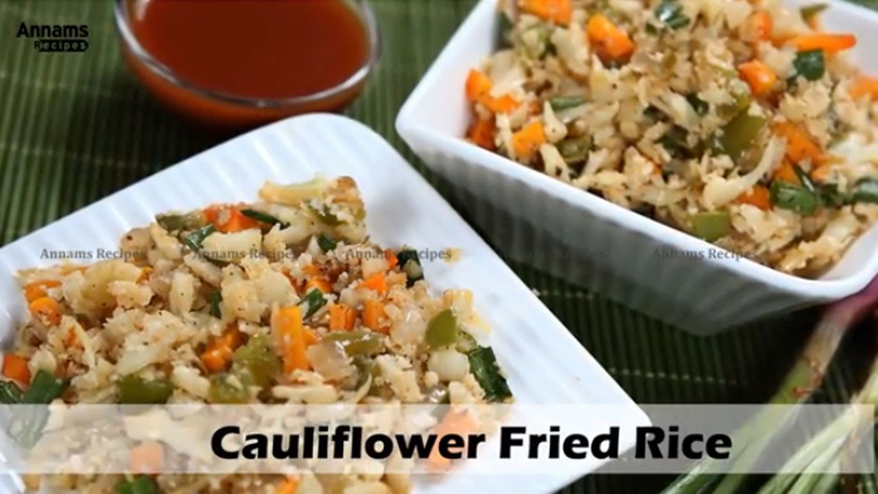 Cauliflower Fried Rice -Paleo Diet Recipe