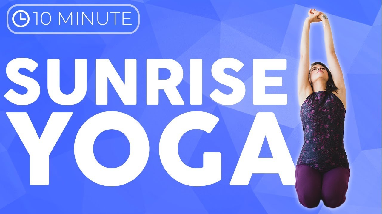 10 min Morning Yoga Stretch ☀️ SUNRISE YOGA | Sarah Beth Yoga