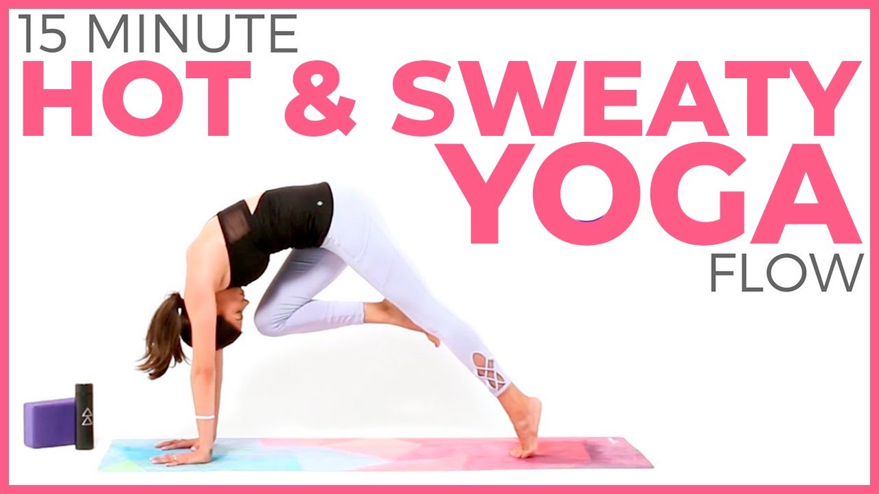 15 minute Hot & Sweaty Yoga Routine ðŸ”¥ Power Yoga for Weight Loss & Strength | Sarah Beth Yoga
