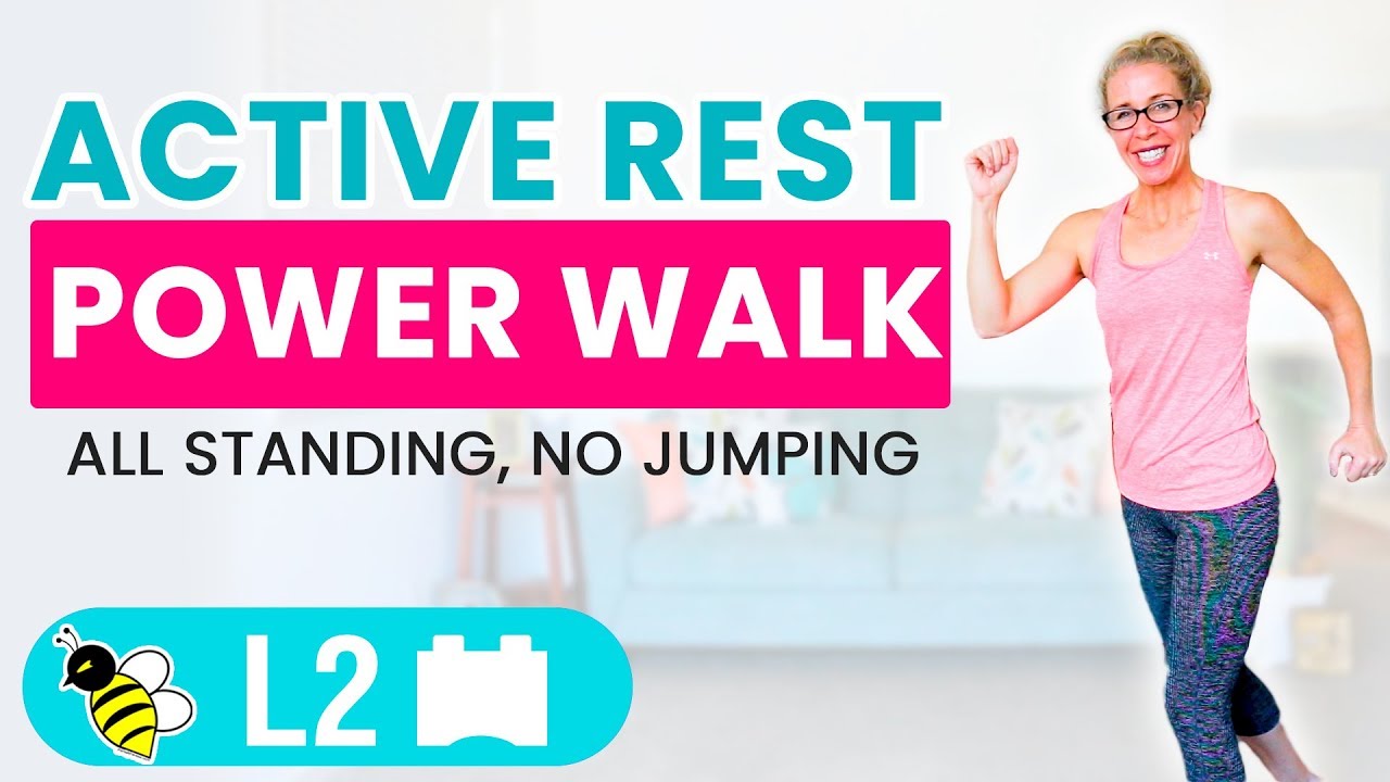 Active Rest Day, 10 minute POWER WALK workout | Pahla B Fitness